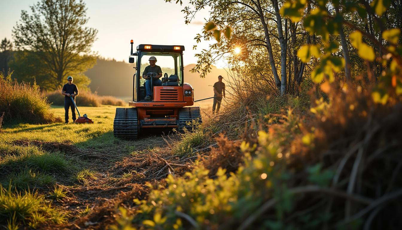 service professionnel de débroussaillage à tours pour entretenir et sécuriser vos terrains. intervention rapide et efficace adaptée à vos besoins.