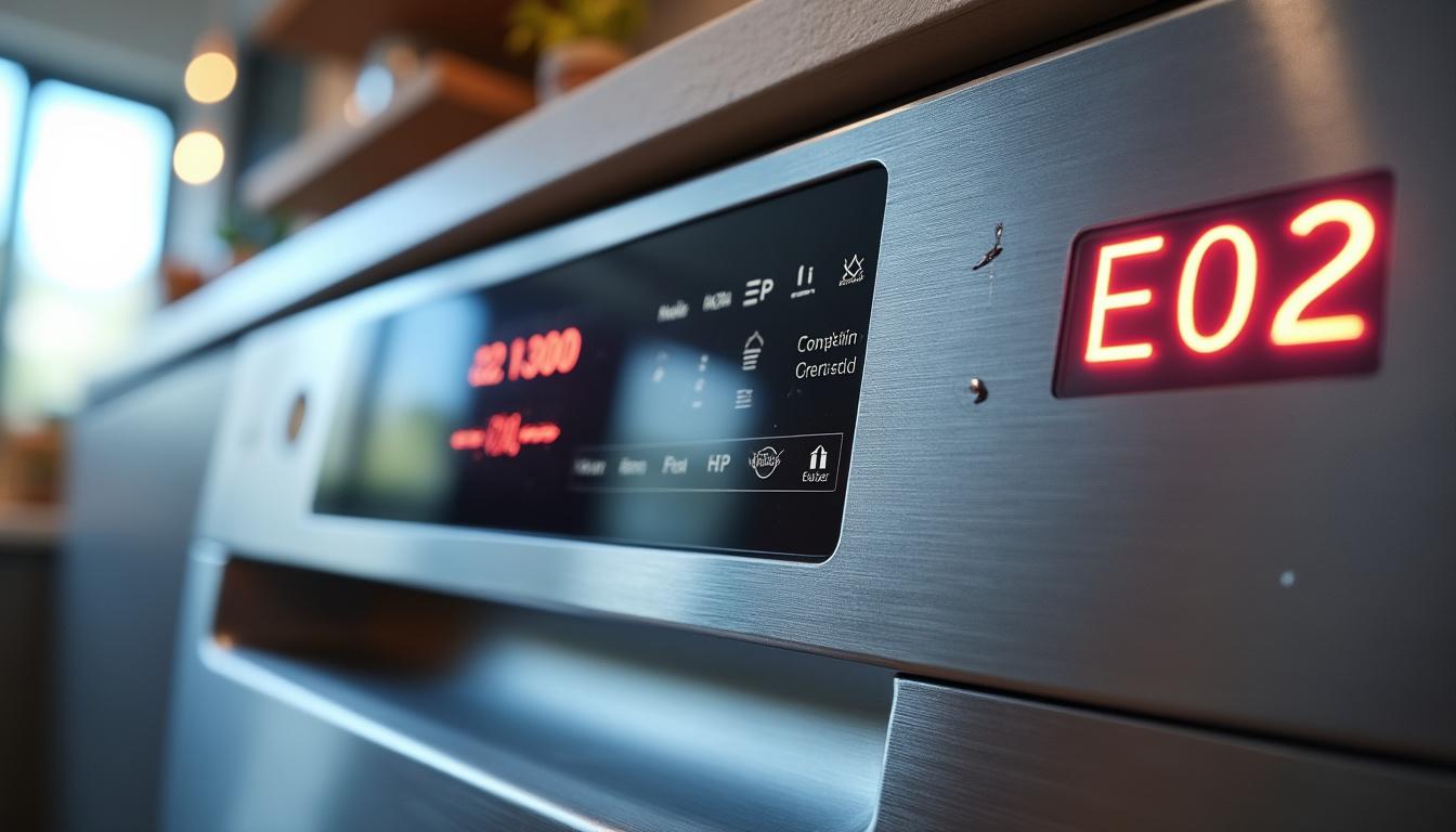 découvrez notre guide pratique pour identifier et résoudre facilement l'erreur e02 sur votre lave-vaisselle bosch, afin de retrouver un appareil performant rapidement.